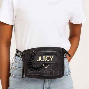 Juicy Couture Black Mini Belt Bag